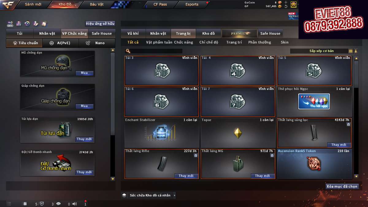 shop acc cf uy tin gia re